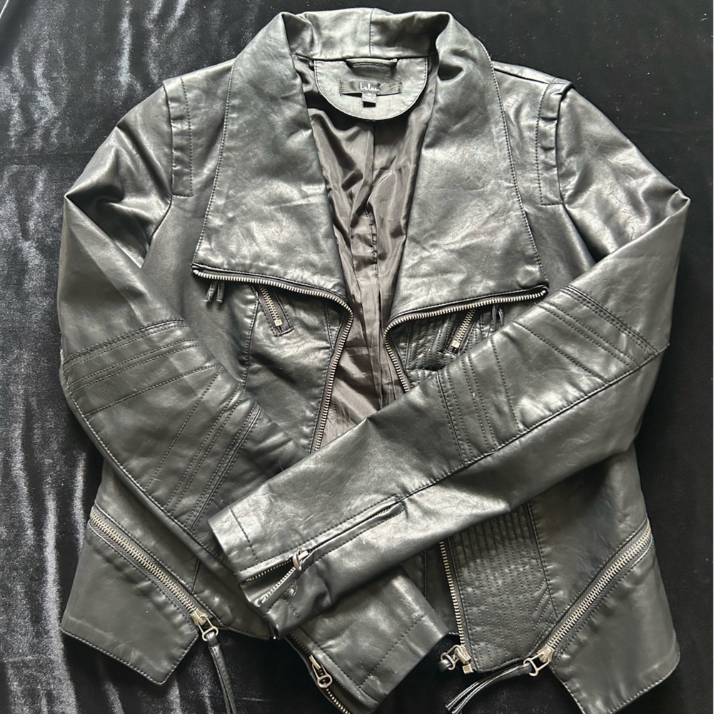 Lulu's Black Leather Jacket